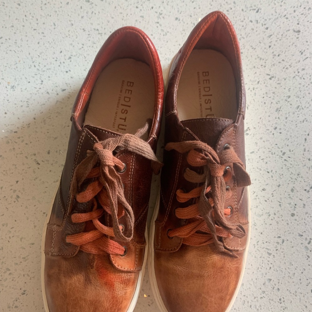 Bed Stu genuine unique imperfect hand made leather shoes.